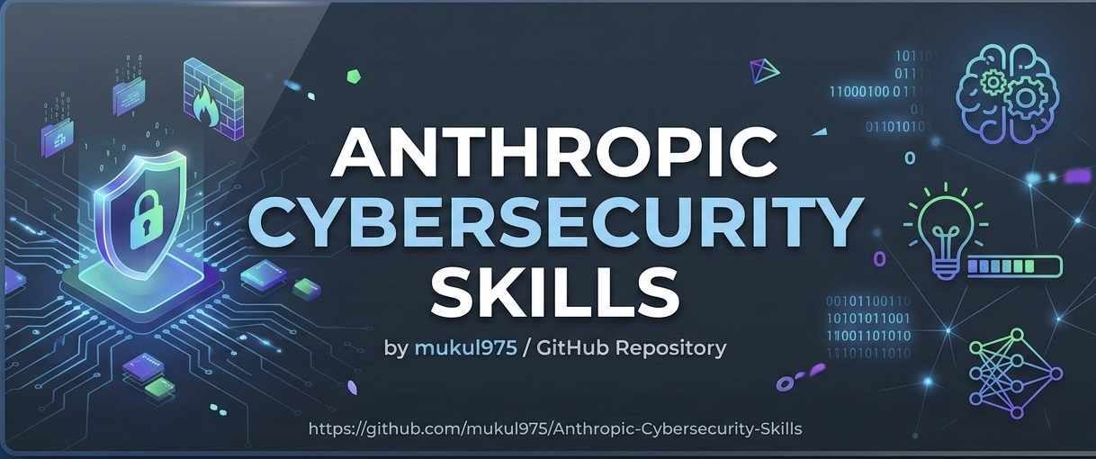开源 AI 安全防护技能仓库 Anthropic-Cybersecurity-Skills